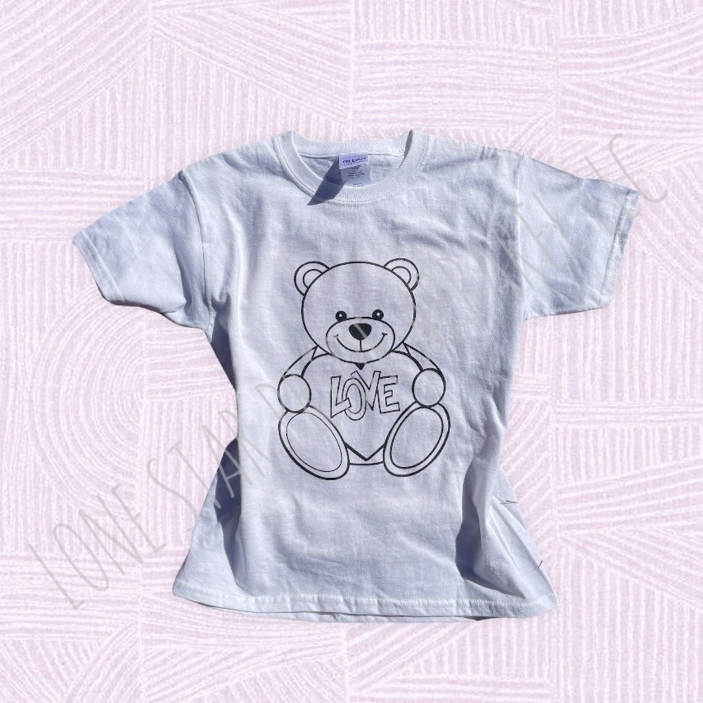 Love bear Color me shirt